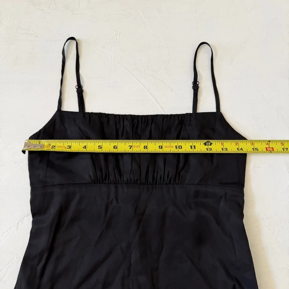 Staud Remington Little Black Y2K Dress Mini Bodycon Spaghetti Strap Size S - Image 11