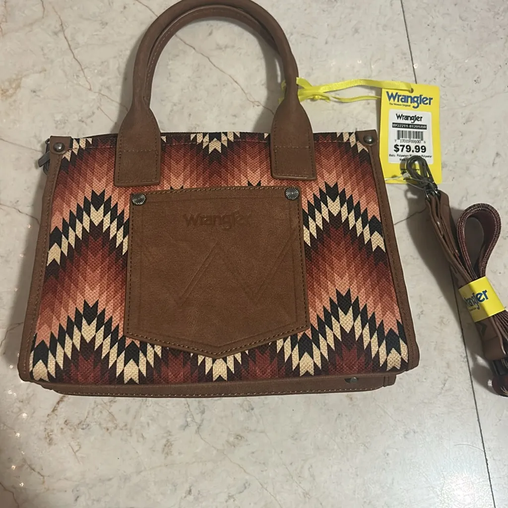 Wrangler  Multicolor Patterned Satchel - Image 2