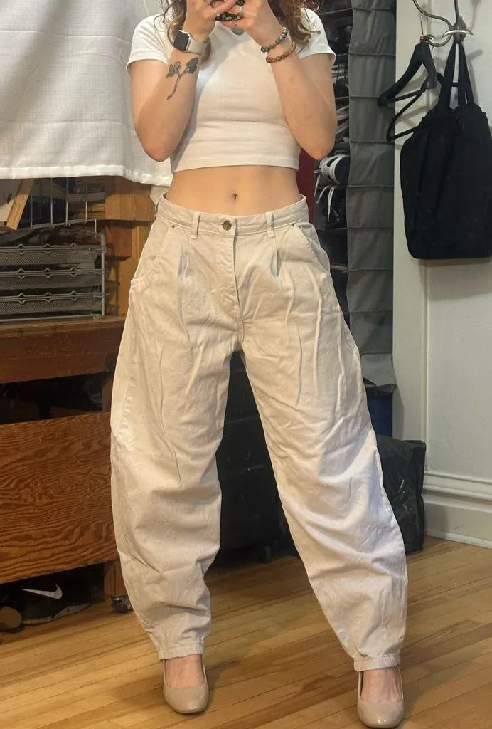 Light Tan Zara Trousers - Image 2