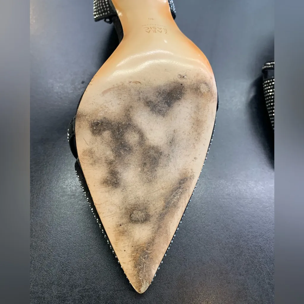 Zara Embellished Heels size 9 - Image 3