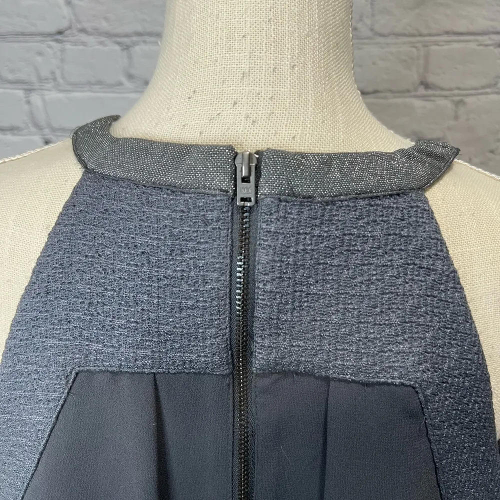 Calvin Klein dark charcoal halter neck blouse large - Image 6