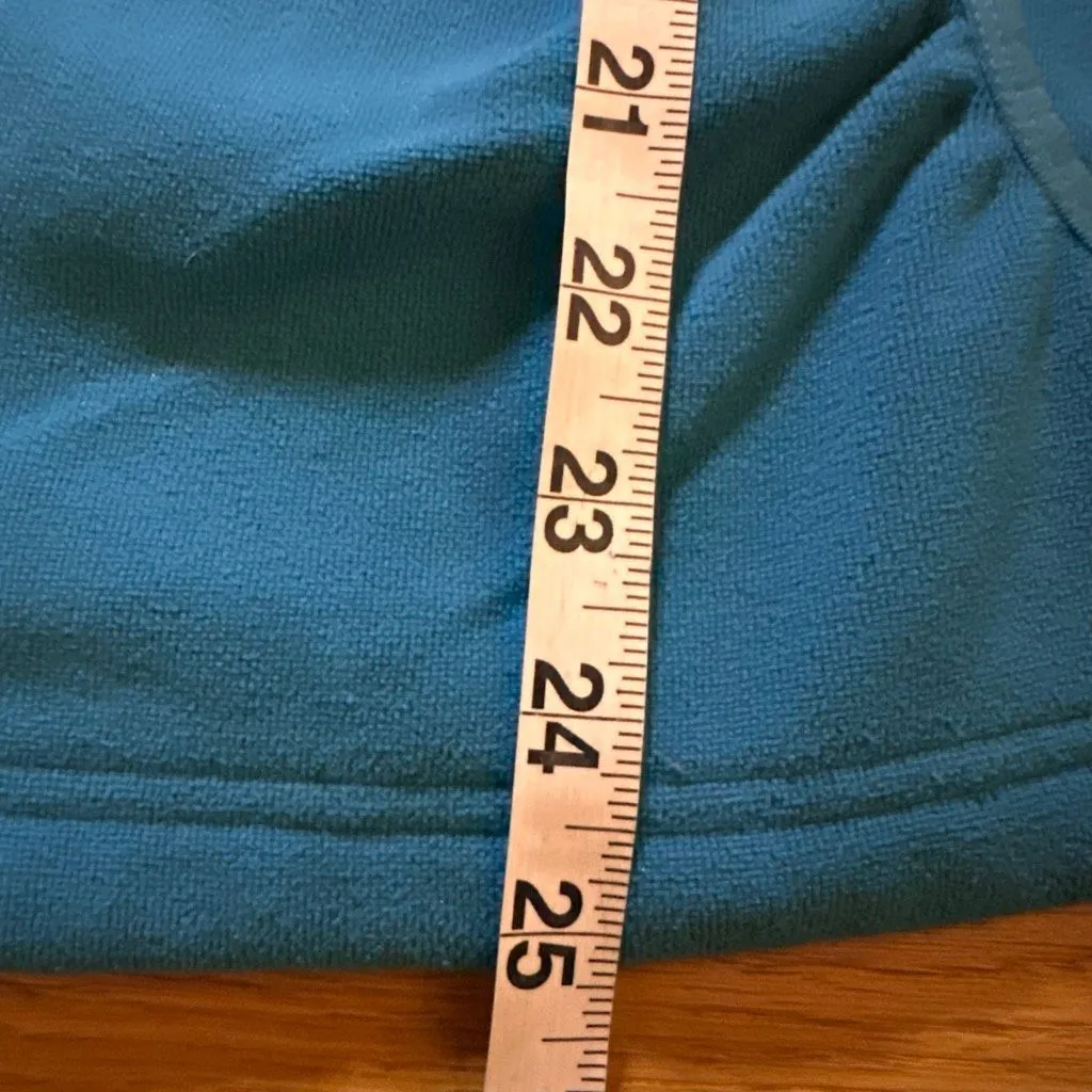 The North Face TKA 100 xl teal hoodie fleece texture xl women’s zip up - Image 8