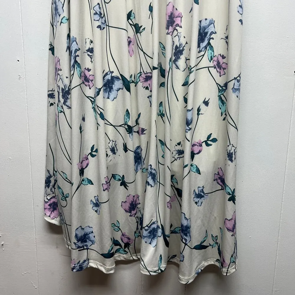 Pink Blush Faux Wrap Short Sleeve Women's Maxi Floral Dress Size L/XL Size L - Image 10