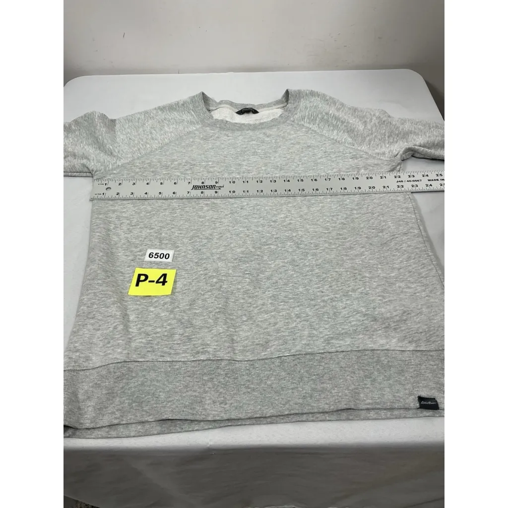 Womans Eddie Bauer Pullover Long Sleeve Sweatshirt XL Gray Crew Neck - Image 6
