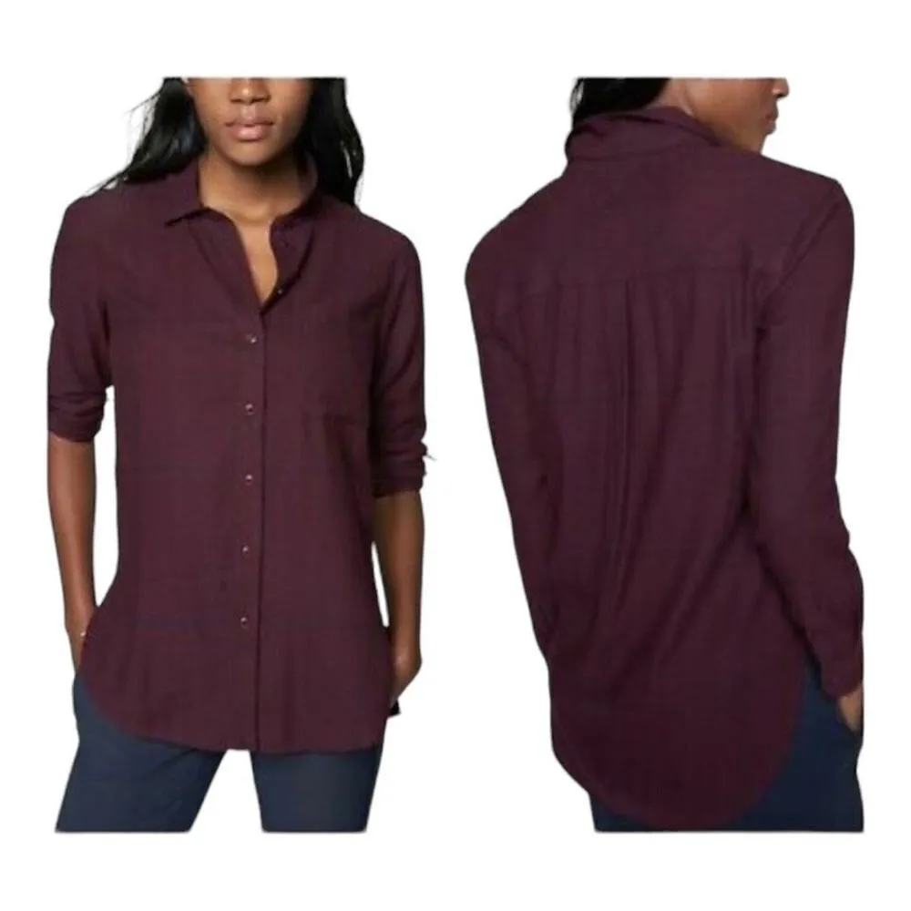 Women’s Athleta Heat Tech Button Down Long Sleeve Shirt - Image 2