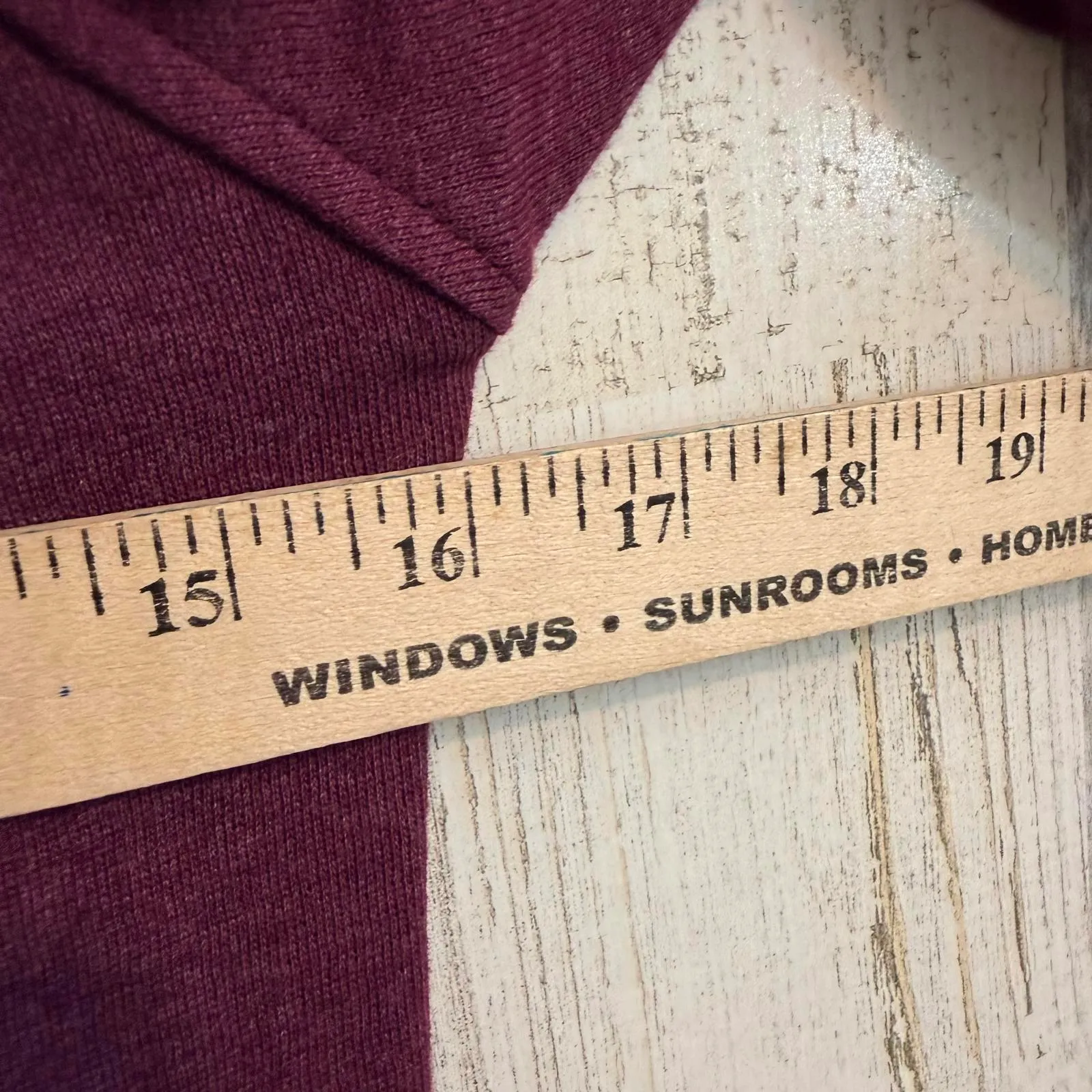 Campus Heritage Women’s L Junior Fit Texas A&M Aggies Zip Hoodie Maroon Red Size undefined - Image 3