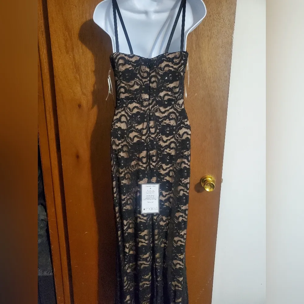 Lace Cut Out Prom Dress - Image 3