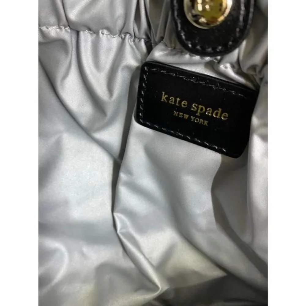 kate spade shopping large cream black nylon tote - Image 12