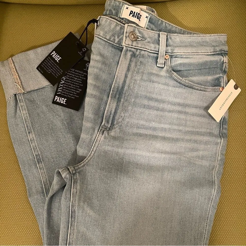 Anthropologie | Paige Sarah Ultra High-Rise Slim Jeans NWT Size 30 - Image 5
