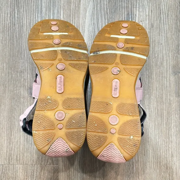 L.L. Bean Womens 7 Closed Toe Hook‎ and Loop Sport Sandals Adjustable Active Pink - Image 7