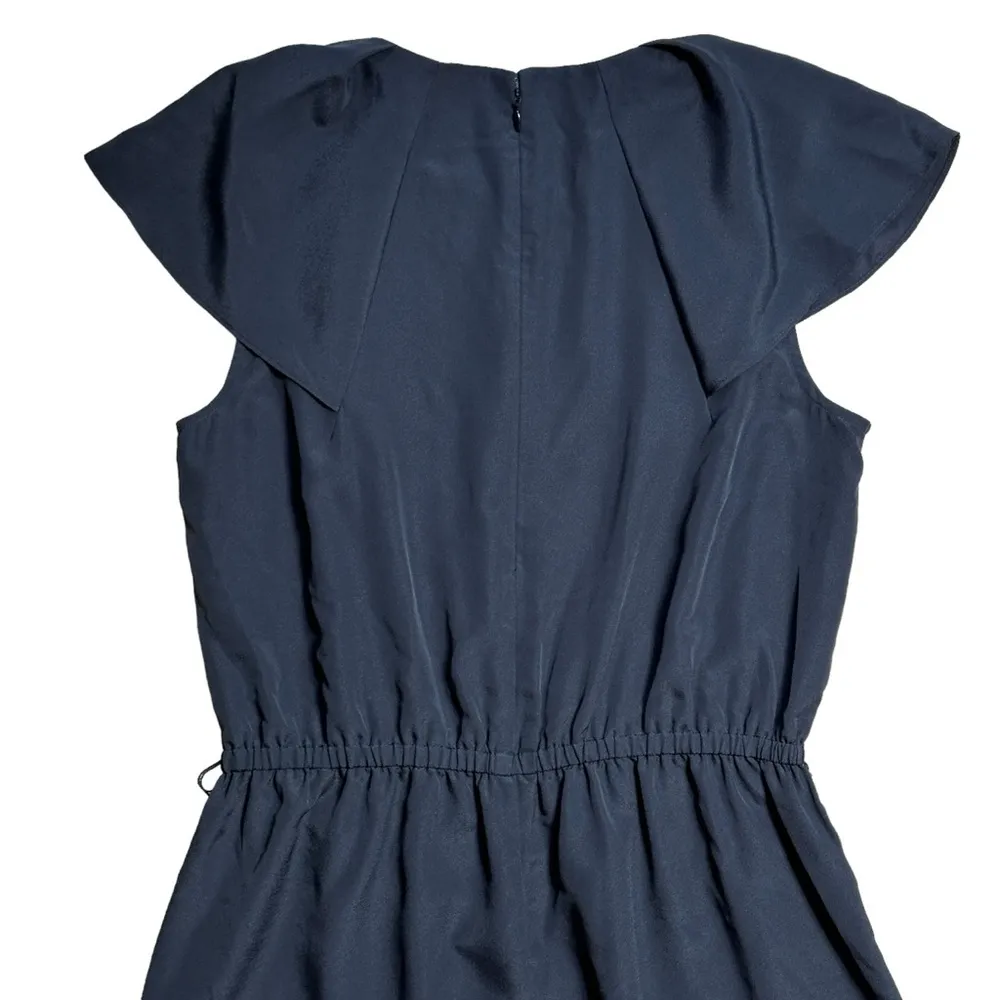 Kate Spade Black Embroidered Lace Yoke Ankle Length Jumpsuit Women’s US M - Image 7