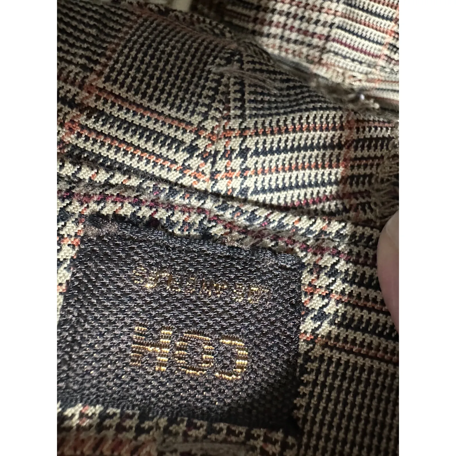 Citizens of Humanity Plaid Bootcut Jeans Womens Size 24 Luxury Denim Made USA - Image 4