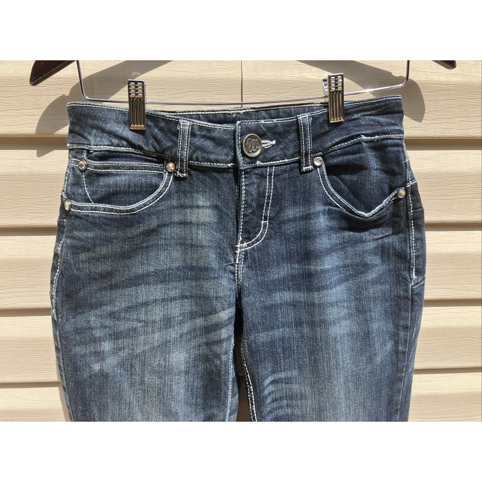 Vintage Wrangler Western Bootcut Blue Denim Jeans Women‎ Size 3X34 Rodeo Cowgirl - Image 4