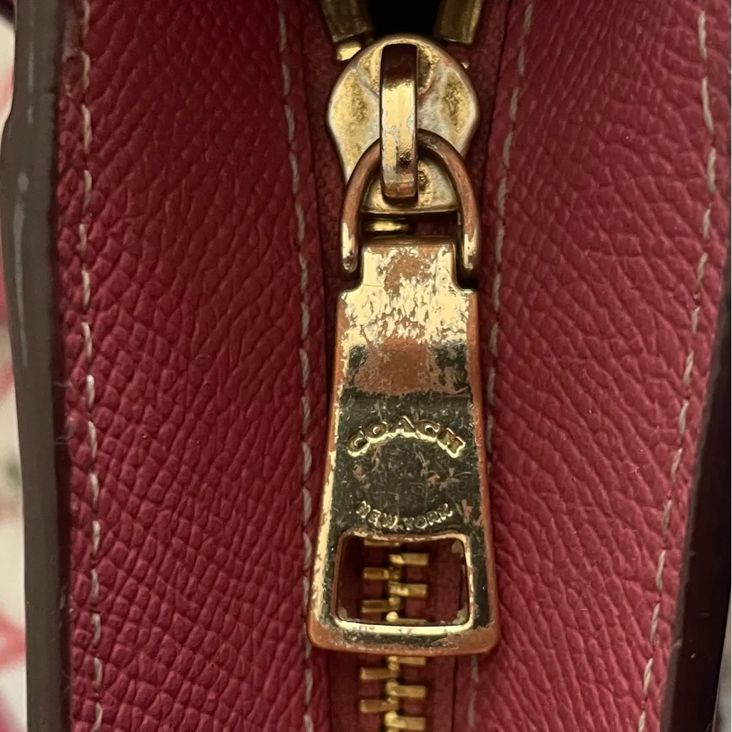 Coach Alice Satchel Crossbody Bag Purse in Rouge - Image 7