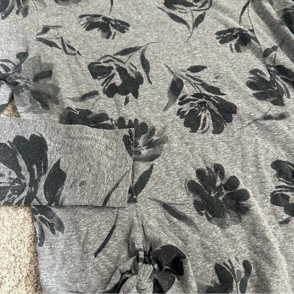 T.la Anthropologie Barela Floral Tie Waist Top - Image 6