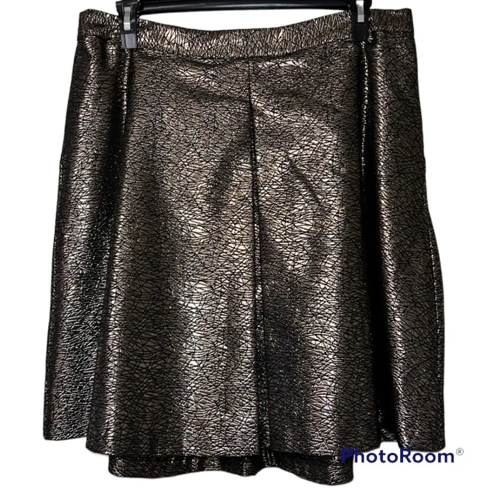 LANE BRYANT plus size 18 shimmery gold black design lined night out party wear - Image 13