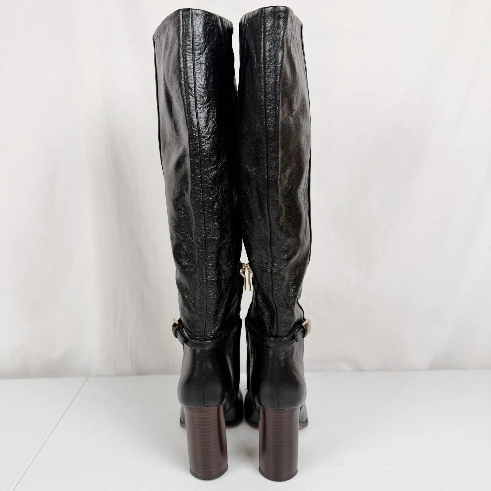 Franco Sarto A-Cassie Women's Black Knee-High Boots 6.5 Medium - Image 4