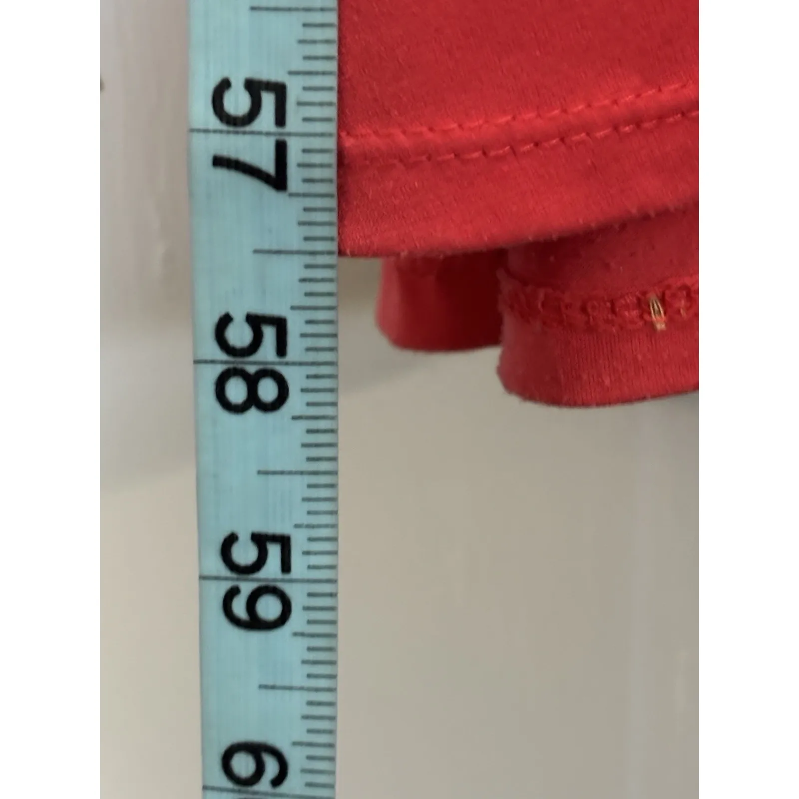 Vince Camuto Coral/Tan Chevron Halter‎ Maxi Dress Size 4 Tie Back Elastic Waist - Image 3