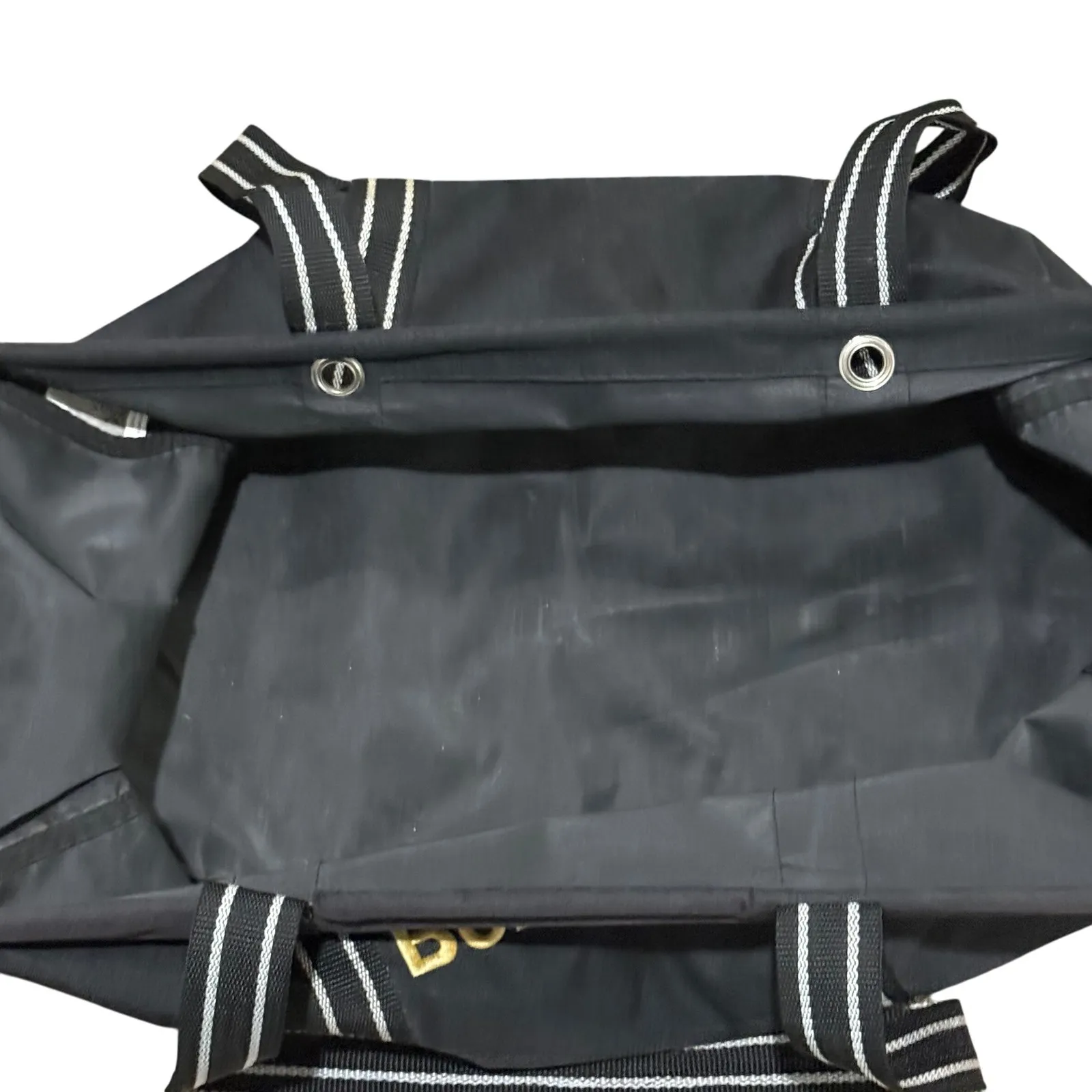 Thirty One Spirit Collection Boiler Up Tote Bag Black‎ EUC Large Reusable Black - Image 4