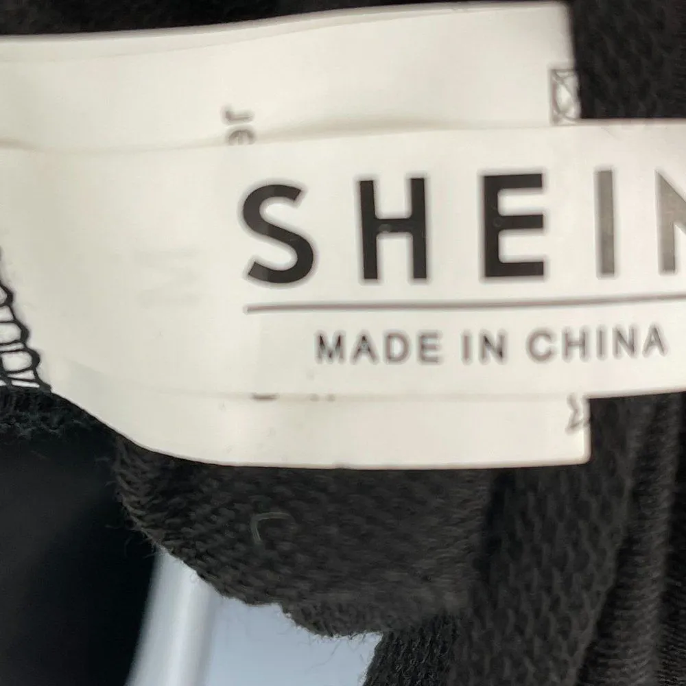 Honey Cropped Hoodie with Mesh Long Sleeves SHEIN Medium - Image 5