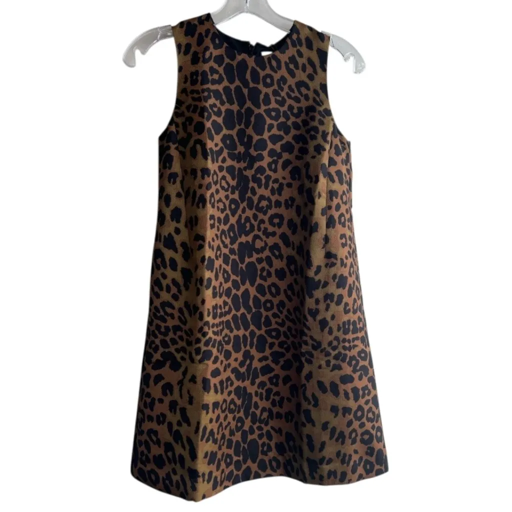 NWT Tuckernuck Marlowe Leopard Cheetah Print A-Line Mini Dress Size XS - Image 10