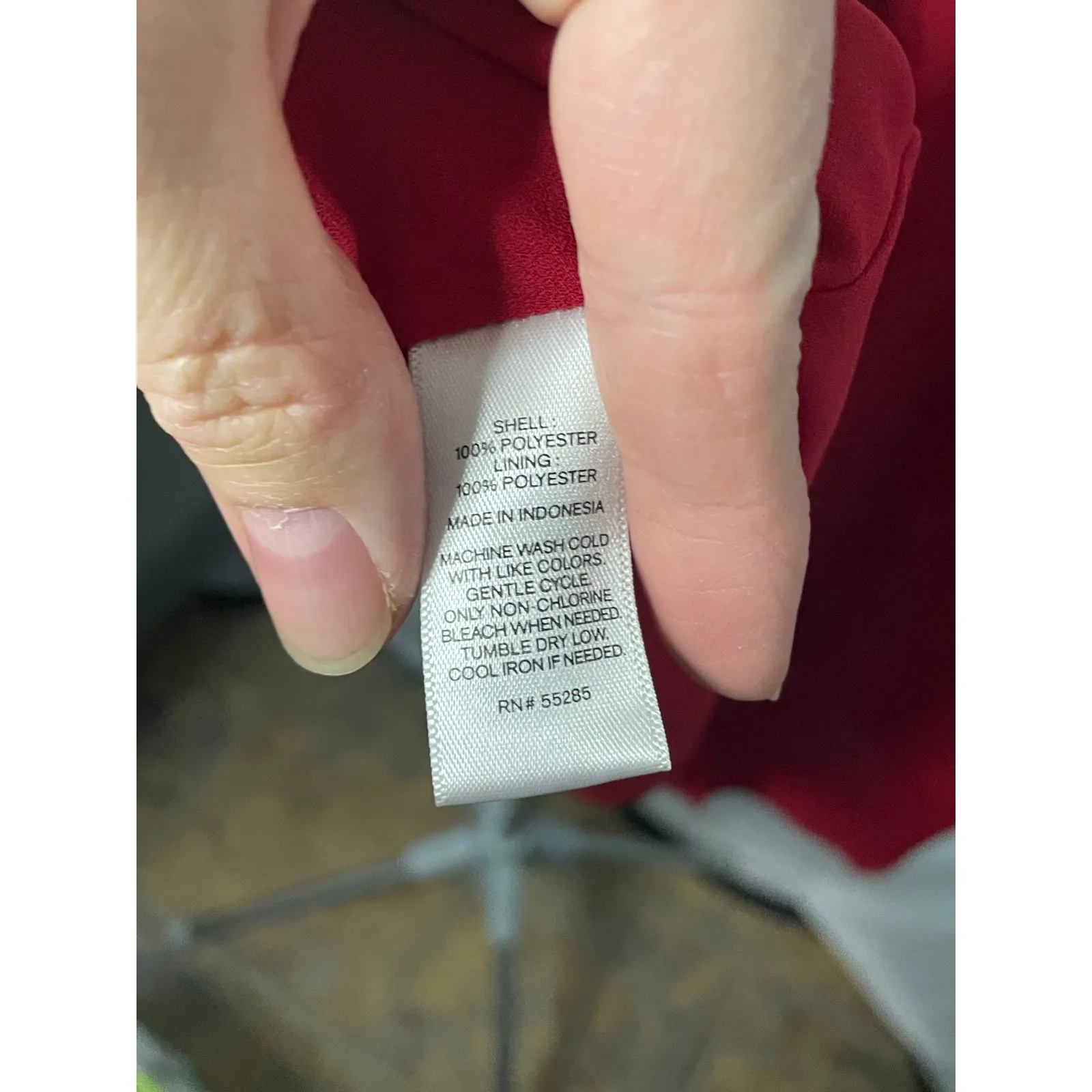 Express Red Sleeveless Top Criss Cross‎ Strappy V Neck Blouse XS - Image 4