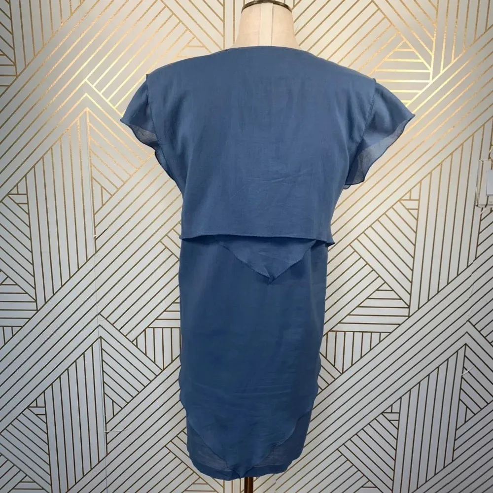 See by Chloe Blue Tiered Tassel‎ Boho Dress - Image 6