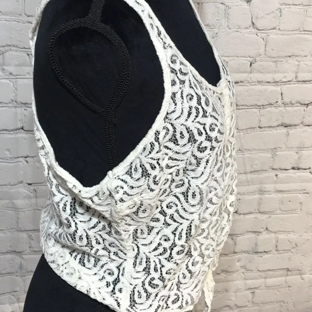 Aeropostale Cute  Lace Tank W/Tie Front NWT… - Image 5