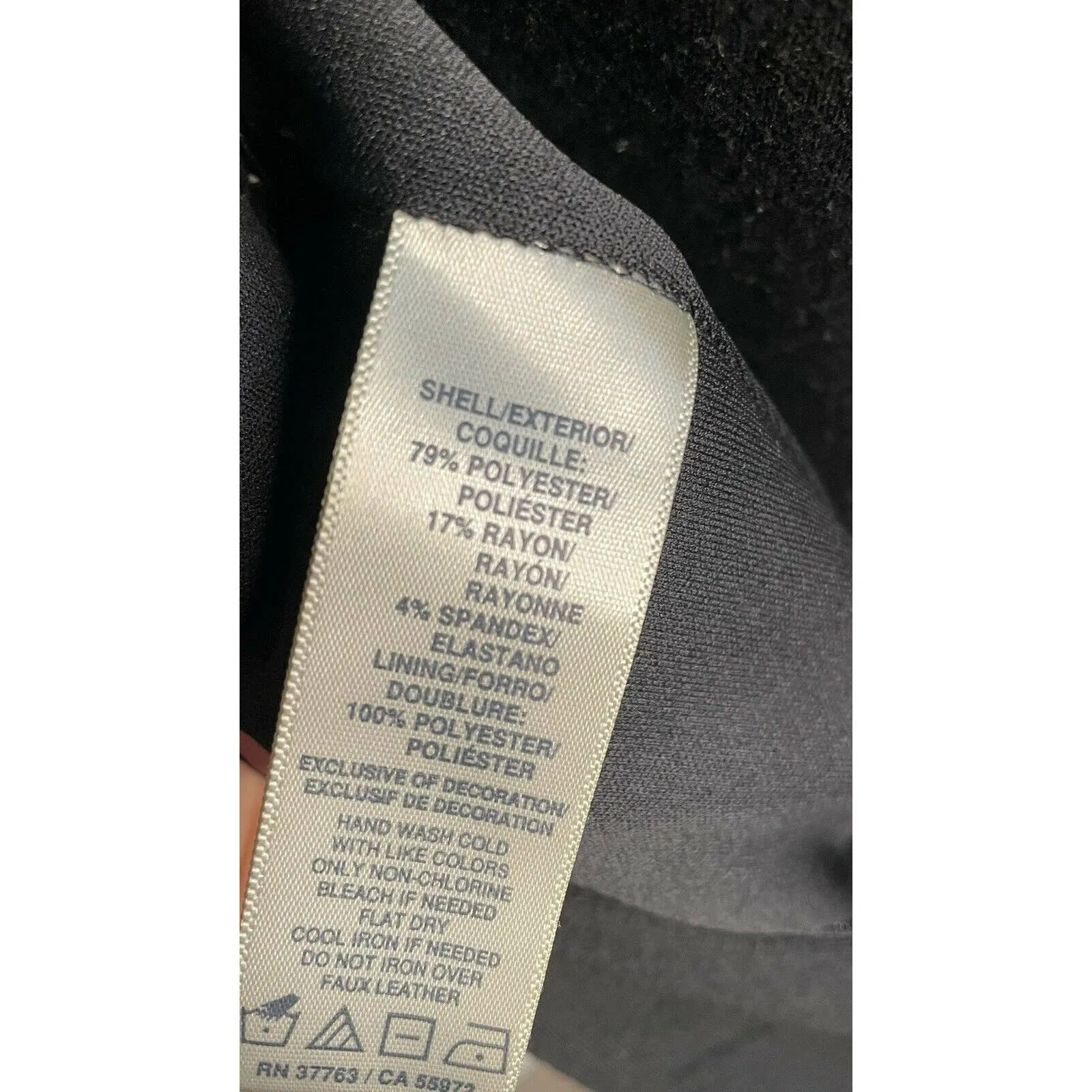 Rafaella Black Sheath Dress Size 10P - Image 10