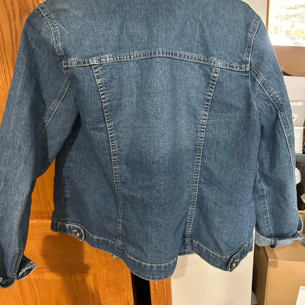 Christopher & Banks  Denim Button-Up Jacket - Image 4