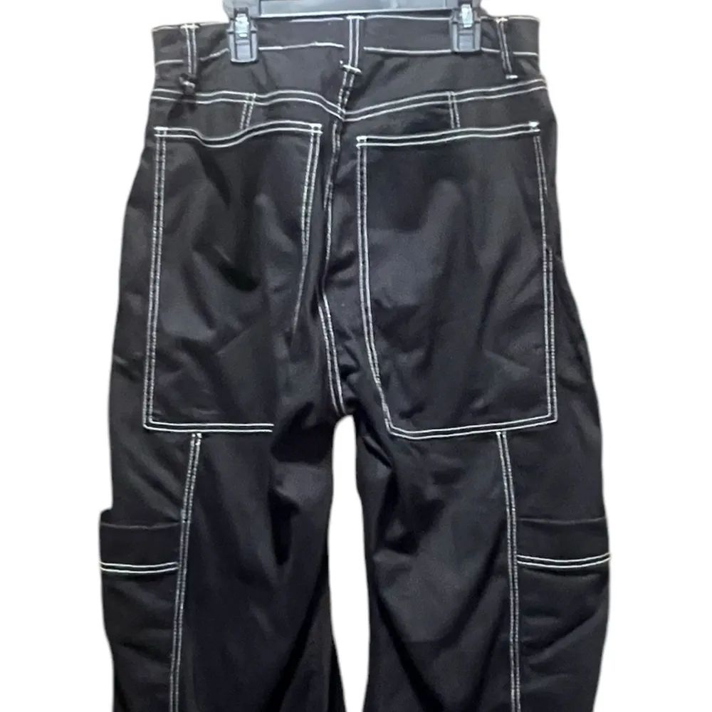 Aphrodite  Black Pocket Cargo Pants Size 11 - Image 8