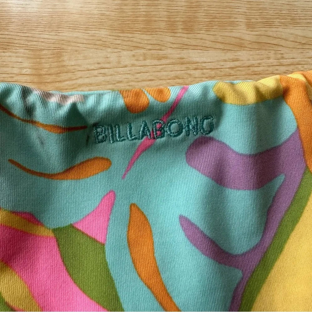 Billabong  Dreamland Reversible Side Tie Bright Colorful Bikini Bottom Small - Image 9