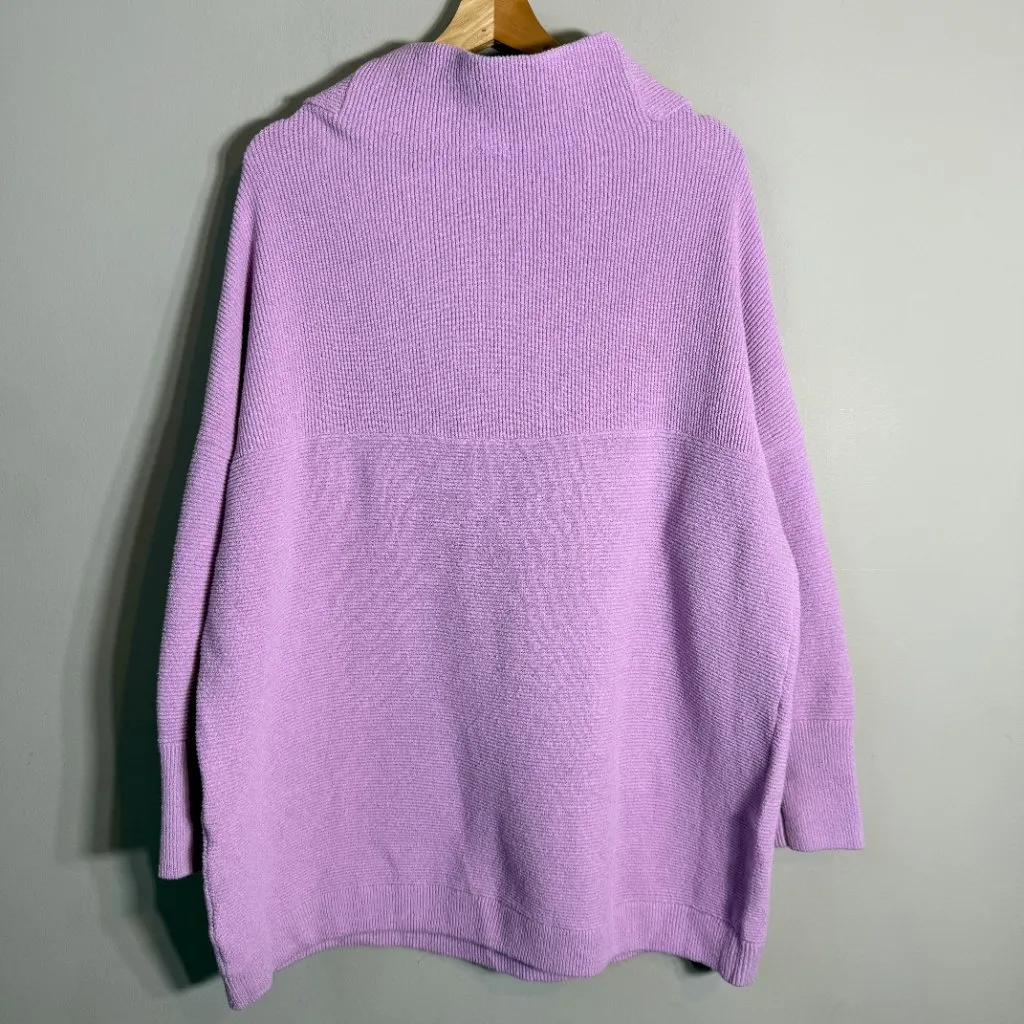 Free People Ottoman Slouchy Tunic Knit Sweater Women's Small Glowing Grape NWT - Image 11
