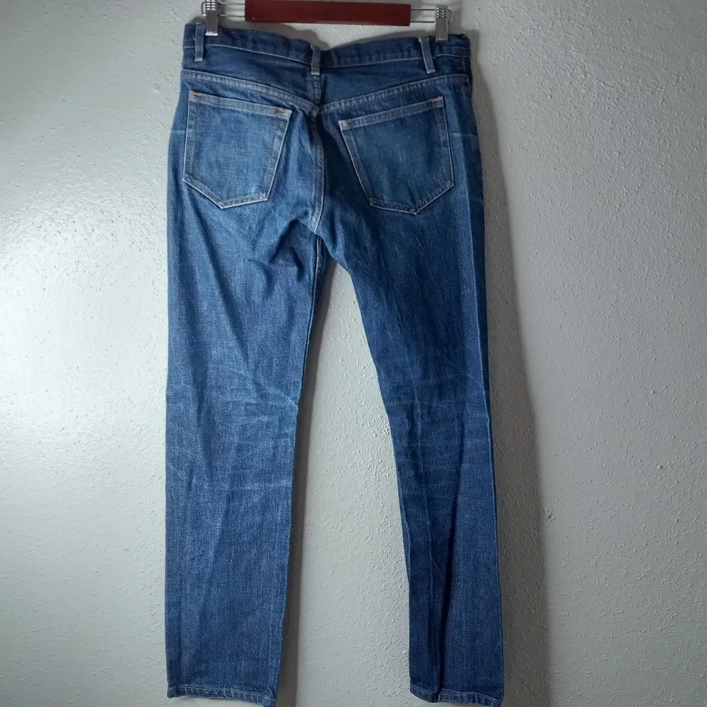 A.P.C. New Standard 30x31 Button Fly Dark Wash Jeans Blue Size 30 - Image 4