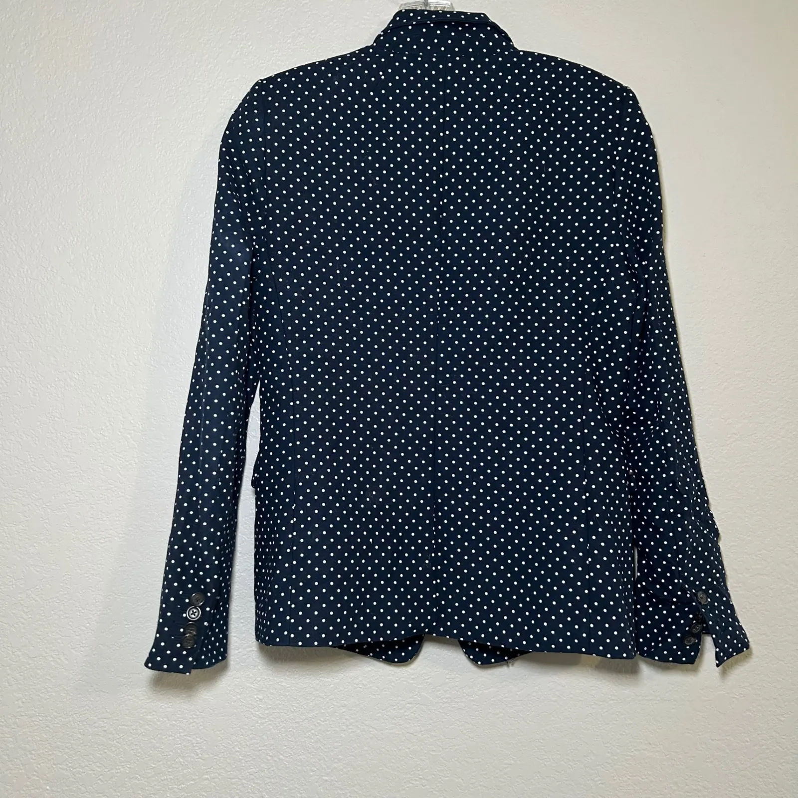 J. Crew Navy Regent Blazer women's 6 classic preppy office career 100% linen - Image 7