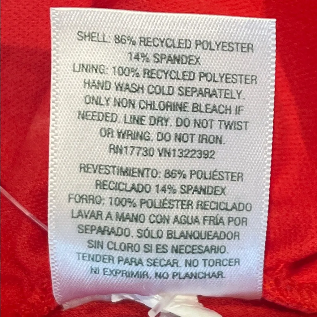 NWT Wild Fable Red Ribbed Knit Bralette Bikini Swimwear Top Small (4-6) - Image 9