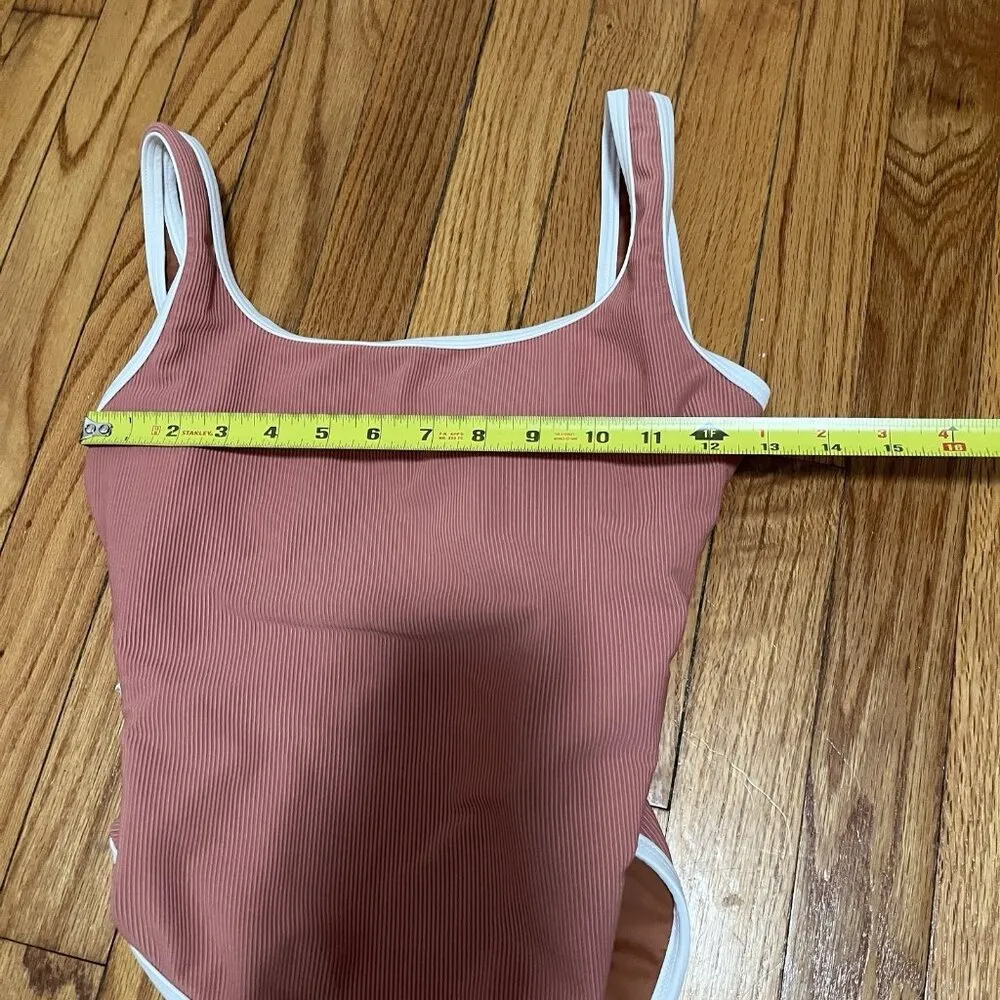 LainSnow Ocean Isle Women's One‎ Piece Bathing Suit in Sangria Size XS - Image 9