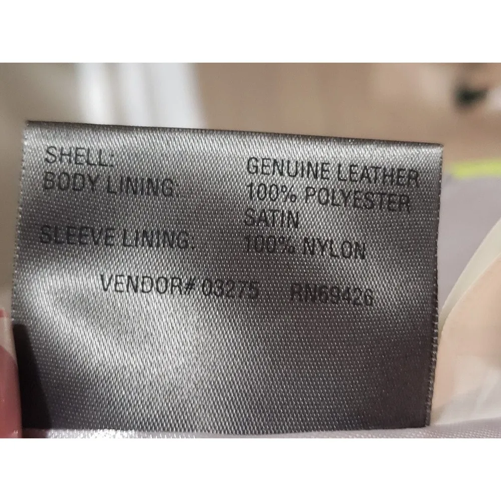 Wilsons Leather Maxima Womens Green Long Sleeve Full Zip Jacket Size Medium - Image 14