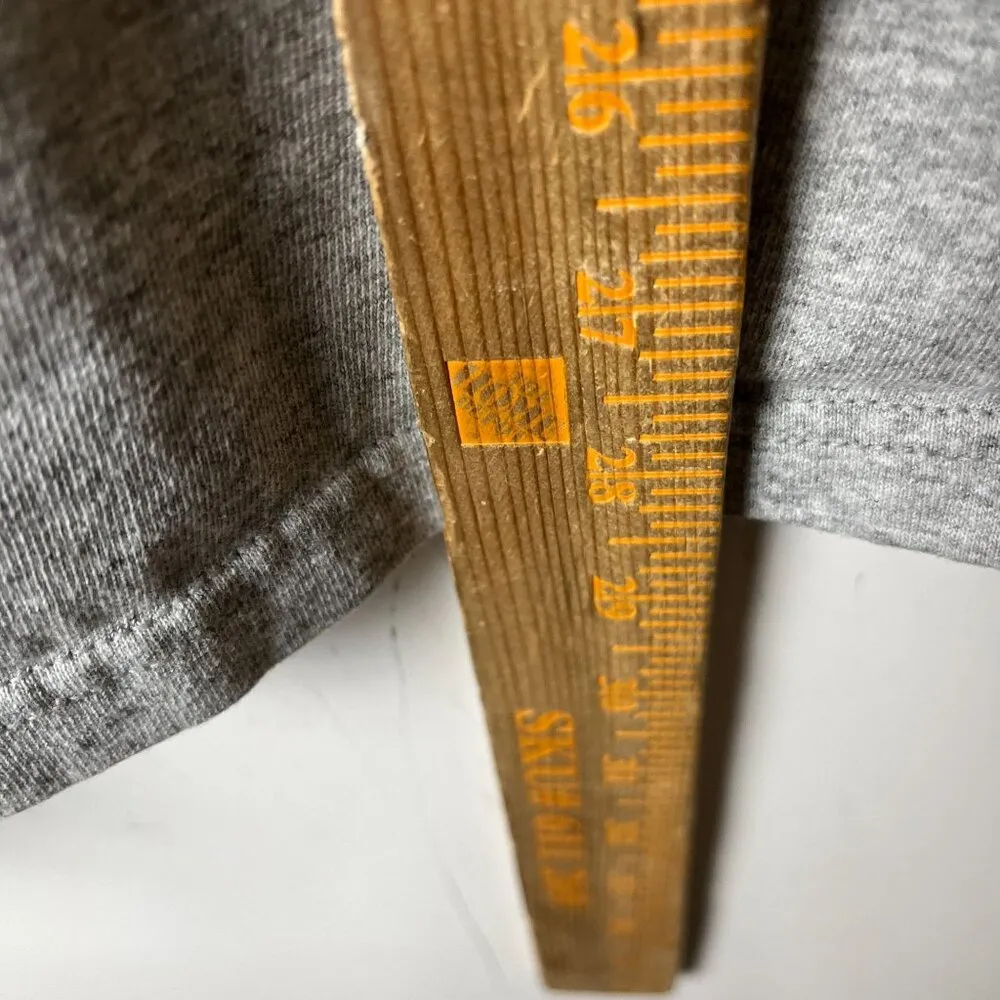 Vintage Y2K Prepare to be Boarded T Shirt Gray Large L Pirate Skull Graphic Tee - Image 7