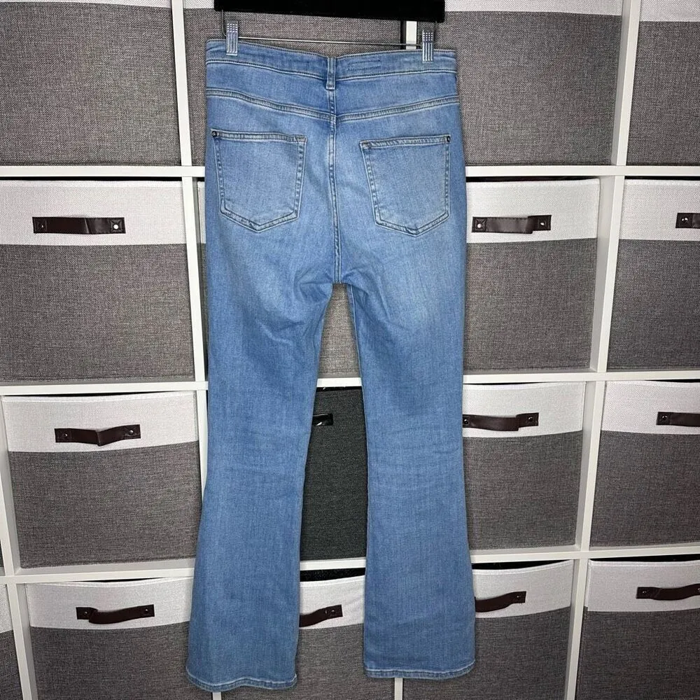 Anthropologie Pilcro Button-Fly High-Rise Bootcut Flare Jeans Size 29 - Image 3