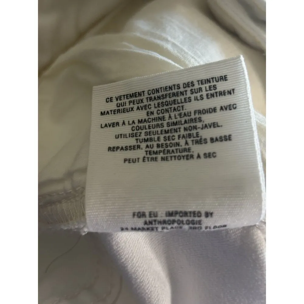 Anthropologie Pilcro & The Letterpress Stet Mid Rise CUtout Cropped Jeans Sz 31 - Image 8