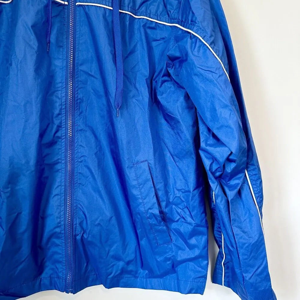 i5 Apparel Hooded Blue Jacket Windbreaker - Size Medium - Image 2