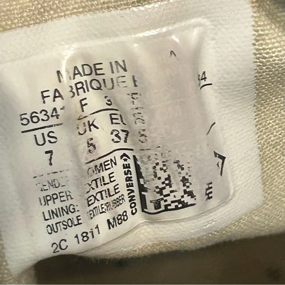 Converse all Star Chuck Taylor low top silver glitter lace up shoes sneakers 7 - Image 3