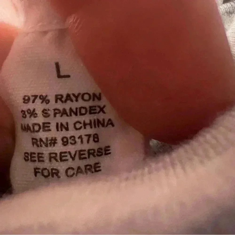 Workshop Soft Cowl Tunic Shirt Gray and White Stripes Casual Travel Work Size L - Image 4