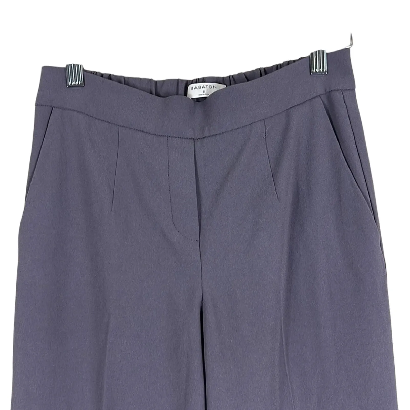 Babaton Aritzia Conan Crop Pants Womens 2 Vintage Navy Quiet Luxury Career Work - Image 5