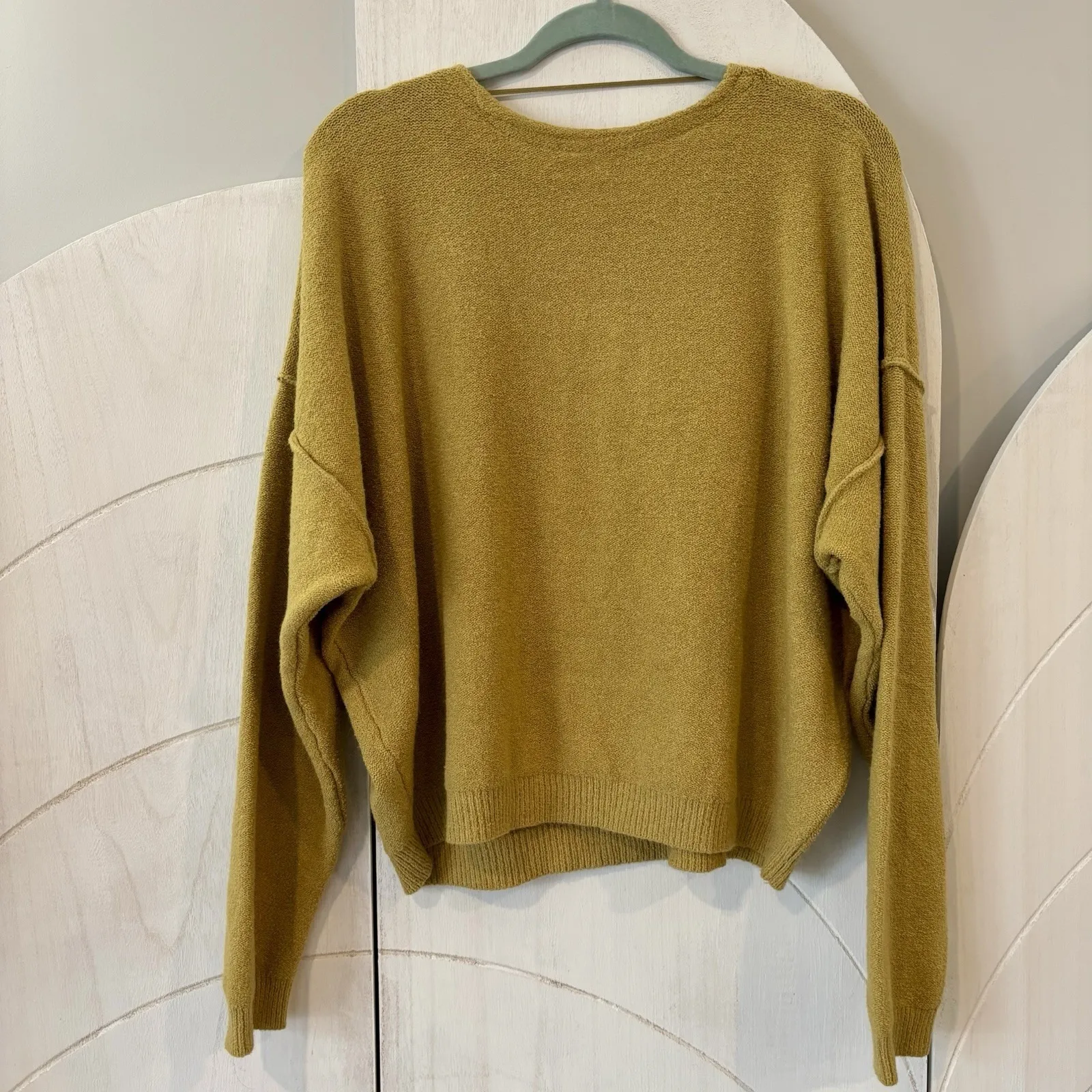 Free People Take Me Places Oversized Pullover Sweater Slouchy Size Small - Image 5