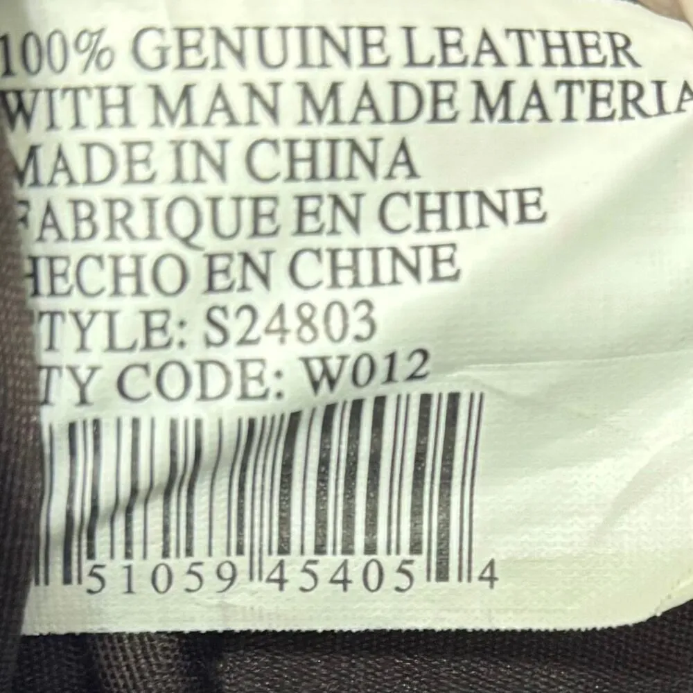 CB c.b. collections Brown Leather Crossbody Purse - Image 9