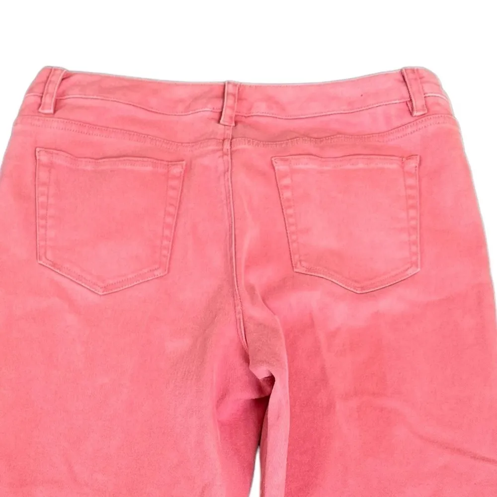Liz Claiborne Jeans Womans Coral Pink Jean 12‎ - Image 5