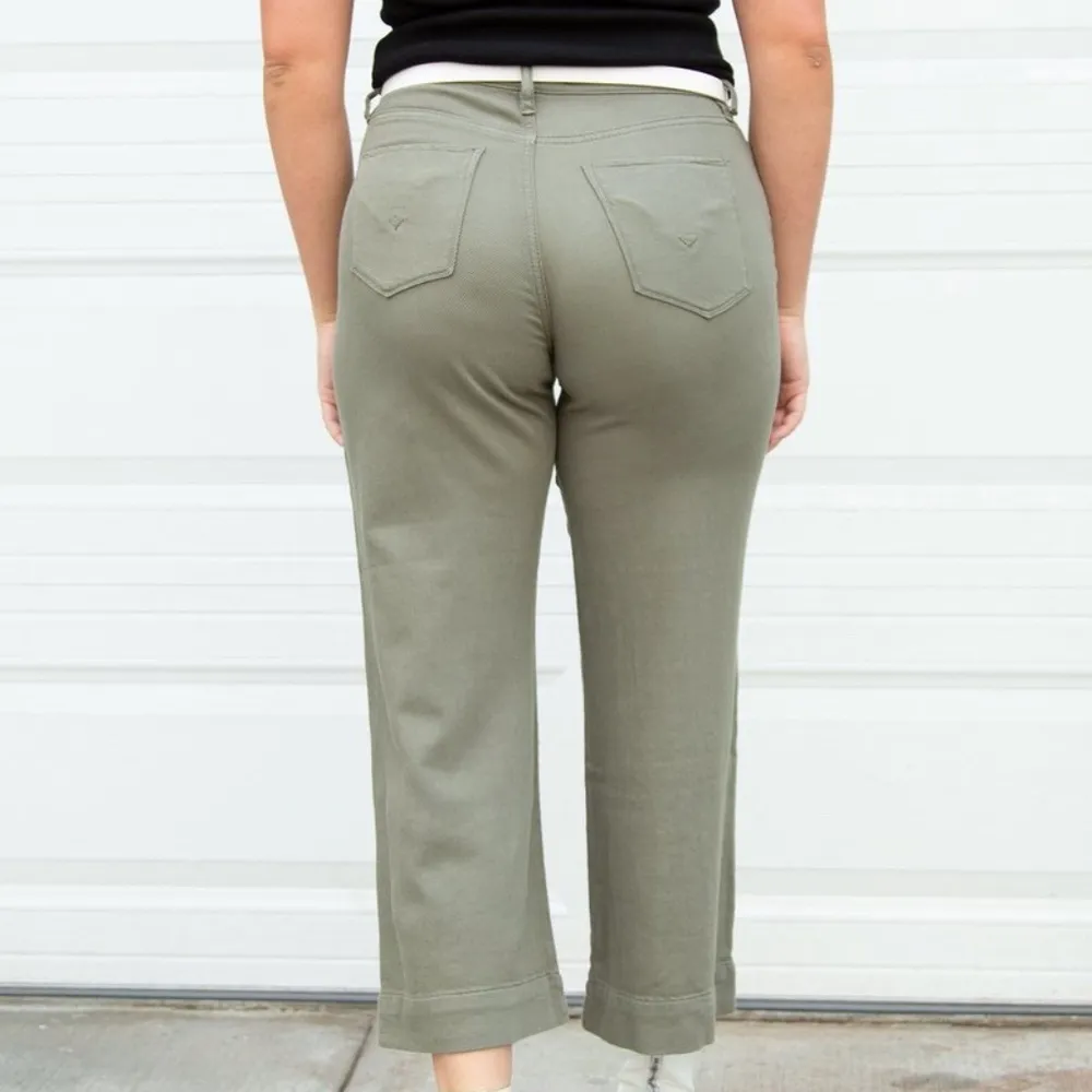 Hudson Holly High Rise Wide Leg Crop‎ Jean Size 28 - Image 8