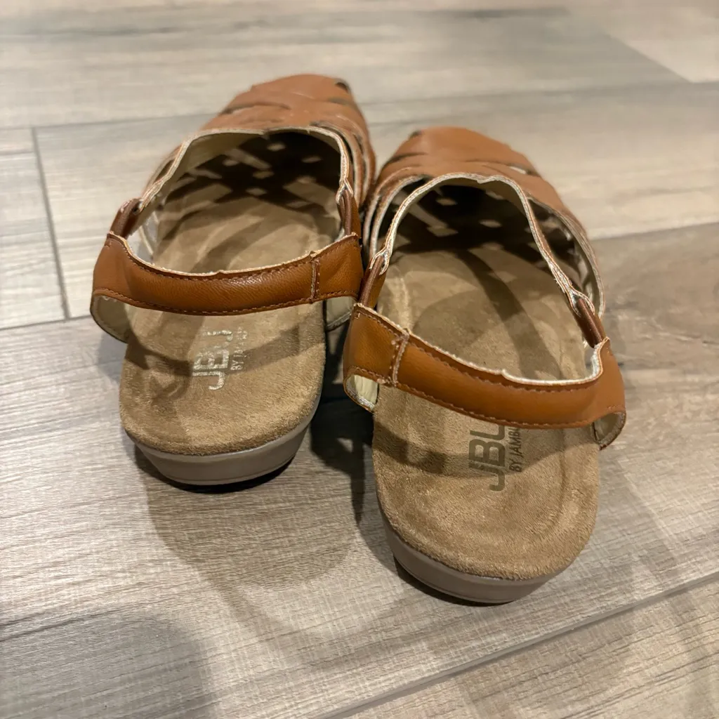 JBU‎ by Jambu Bonnie Encore Fisherman Sandal Alpaca brown size 8 - Image 3